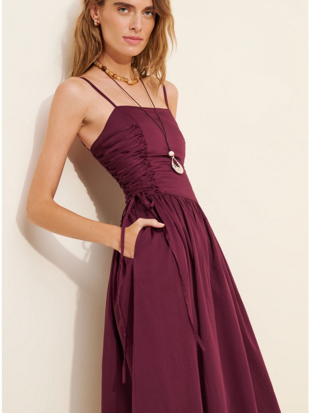 Damson Madder plum dress - size 10 / US 6